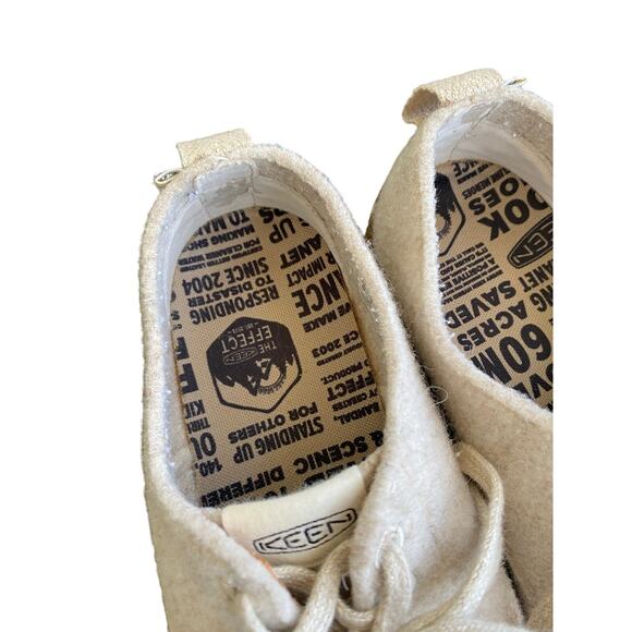 Womens Keen lace up wool blend shoes - Picture 4 of 7